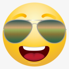 Sunglasses Emoji Clipart Sunshine - Sunglasses Emoji Transparent Background Emoji, HD Png Download, Transparent PNG