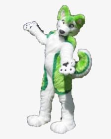#furries #furry #fursuit #fursona #freetoedit - Green Wolf Mascot Costume, HD Png Download, Transparent PNG