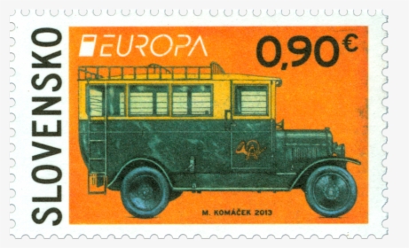 Postal Vehicle Postage Stamp Design Siderography - Postage Stamp, HD Png Download, Transparent PNG