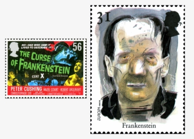 Two Stamps Depicting Frankenstein, One Of The Hammer - Curse Of Frankenstein, 1957, HD Png Download, Transparent PNG