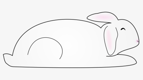 Rabbit White Easter Bunny Hutch Red - Circle, HD Png Download, Transparent PNG