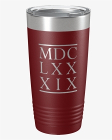 1689 Bcf Roman Numerals 20oz Insulated Tumbler - Caffeinated Drink, HD Png Download, Transparent PNG