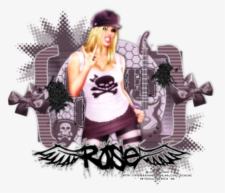 [rocker Chick Rose ] - Illustration, HD Png Download, Transparent PNG