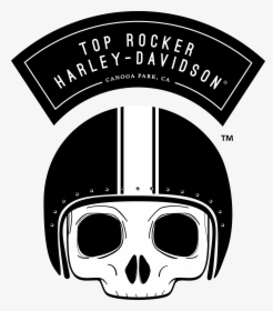 4 Top Rocker Harley - Top Rocker Harley Davidson Png, Transparent Png, Transparent PNG