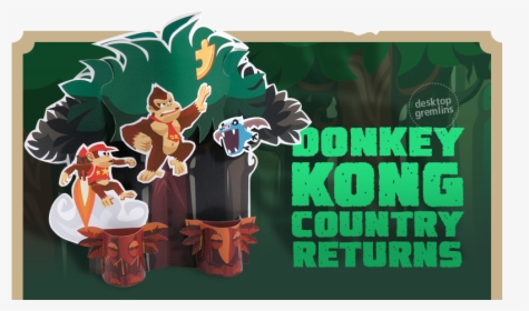 Donkey Kong Paper Toy, HD Png Download, Transparent PNG