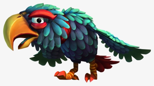 Ipb Image - Donkey Kong Country Returns Blue Parrot, HD Png Download, Transparent PNG