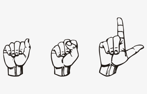 Asl In Sign Language, HD Png Download, Transparent PNG