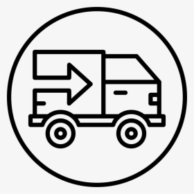 Hot Shot Truck Icon - Drawing Delivery Truck Png, Transparent Png, Transparent PNG