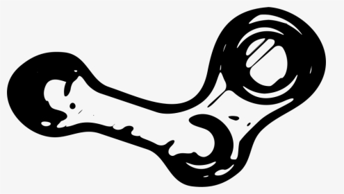 Steam Sketched Logo - Steam Logo Cartoon, HD Png Download, Transparent PNG