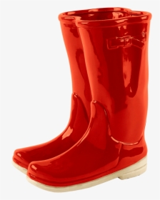 Red Plastic Boots - Png Rain Boots Free, Transparent Png, Transparent PNG