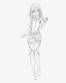 Anime Hand Lineart Linearts For Free Coloring Png Anime - Anime Linearts, Transparent Png, Transparent PNG