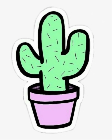 Sticker By Riveramelany - Drawings Of A Cactus, HD Png Download, Transparent PNG