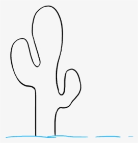 How To Draw Cactus - Cactus, HD Png Download, Transparent PNG