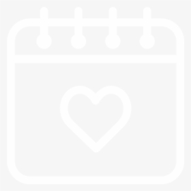Calendar Icon - Heart, HD Png Download, Transparent PNG