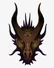 #drago #dragon #fantasy #face #dragons #dragonwings - Geometric Dragon Head, HD Png Download, Transparent PNG