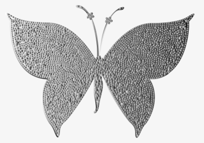 Transparent White Butterfly Png - Gold Glitter Butterfly Png, Png Download, Transparent PNG