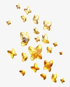 #mq #yellow #gold #butterfly #butterflys #flying - Golden Butterfly Png, Transparent Png, Transparent PNG