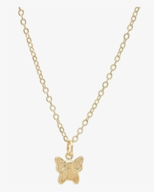 14k Gold Butterfly Pendant Gold, HD Png Download, Transparent PNG