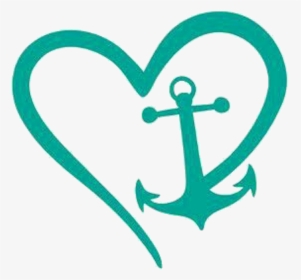 Heart Anchor Clipart , Png Download - Anchor With Heart Clipart, Transparent Png, Transparent PNG
