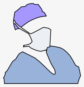 Doctors Clipart Blue - Draw A Doctors Mask, HD Png Download, Transparent PNG