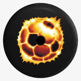 Fire Soccer Ball Png, Transparent Png, Transparent PNG