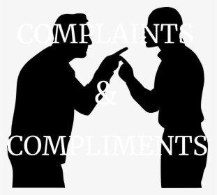 Silhouette Of People Arguing, HD Png Download, Transparent PNG