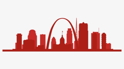 Gateway Arch - St Louis Arch Red, HD Png Download, Transparent PNG