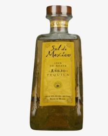Sol De Mexico Anejo Tequila - Glass Bottle, HD Png Download, Transparent PNG