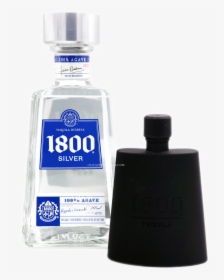 1800 Silver Tequila Soft Touch Flask Gift Set - 1800 Tequila, HD Png Download, Transparent PNG
