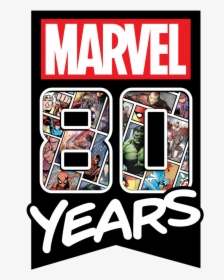 Marvel 80th Anniversary Logo, HD Png Download, Transparent PNG