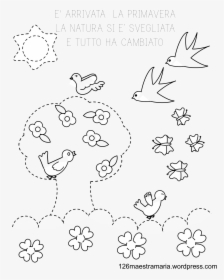 Drawing Spring Winter Season Image - Schede Didattiche Primavera Scuola Infanzia, HD Png Download, Transparent PNG