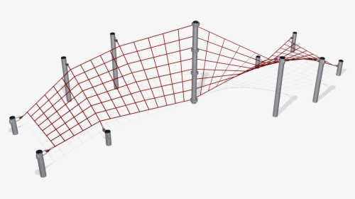 Corkscrew Play Net With Steel Posts - Диаграмма Направленности Яги Уда, HD Png Download, Transparent PNG