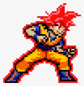 Goku Ultra Instinct Pixel Art, HD Png Download , Transparent Png Image -  PNGitem