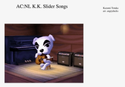 Transparent Kk Slider Png - Animal Crossing City Folk, Png Download ,  Transparent Png Image - PNGitem