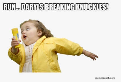Run Daryls Breaking Knuckles - Memes About Avoiding Feelings, HD Png Download, Transparent PNG