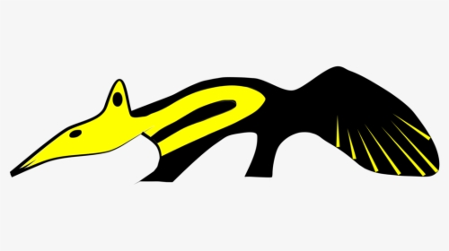 Carnivoran,line,yellow - Anteater, HD Png Download, Transparent PNG