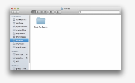 Events - Folder - Mac Os X Lion Finder, HD Png Download, Transparent PNG
