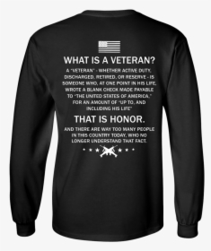 Image 304px What Is A Veteran That Is Honor T Shirts, - Camaro 5th Gen Shirt, HD Png Download, Transparent PNG