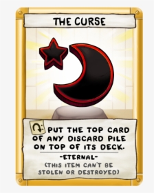 The Curse - Binding Of Isaac Four Souls Loot Card, HD Png Download, Transparent PNG