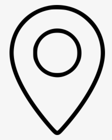 Transparent Map Marker Icon Png - White Map Marker Png, Png Download, Transparent PNG