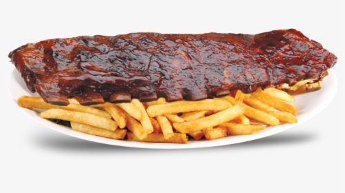 4 Ribs And Fries Transparent, HD Png Download, Transparent PNG