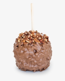 Chocolate Pecan Specialty Gourmet Caramel Apple - Birthday Cake, HD Png Download, Transparent PNG
