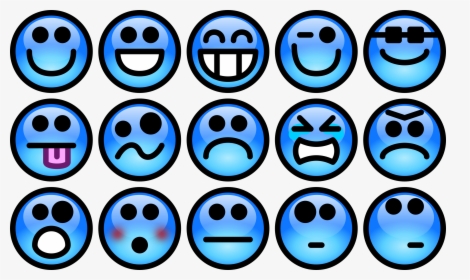 Glossy Smiley Set 1 Clip Arts - Smiley Face Clip Art, HD Png Download, Transparent PNG