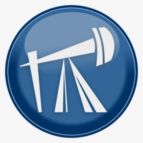 Energy, Oil, Petroleum, Refinery, Button, Blue, Glossy - Oil Rig Icon Pixabay, HD Png Download, Transparent PNG