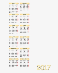 Calendarios Png 2017, Transparent Png, Transparent PNG