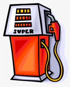 Vector Illustration Of Gasoline Petroleum Fossil Fuel - Clip Art Gas Pumps, HD Png Download, Transparent PNG