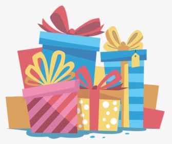 Transparent Gift Box Png - Christmas Gifts Vector, Png Download, Transparent PNG
