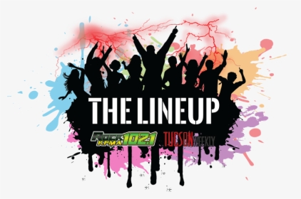 Logo 2c 20the 20lineup - Party Crowd, HD Png Download, Transparent PNG