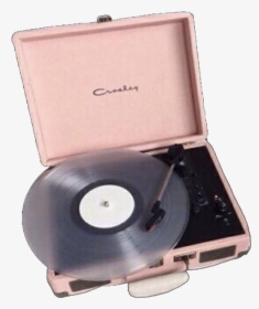 #pink #vintage #vinyl #aesthetic #tumblr #remix #remixit - Pink Record Player Png, Transparent Png, Transparent PNG
