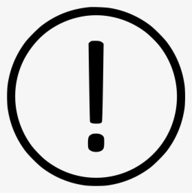Player Attention Warning Ui Error Message - Exclamation Mark Symbol Svg, HD Png Download, Transparent PNG